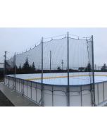 Outdoor Residential Hockey Rink Package - HP PRO Series STANDARD Boards by MY BACKYARD ICE RINK !