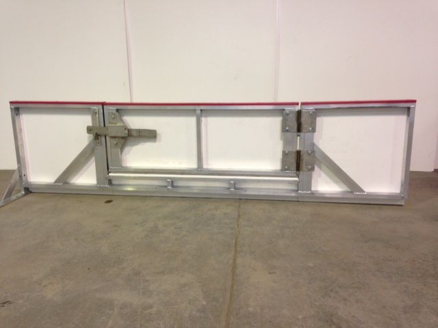 Latch System Hardware For Rink Service Gate And Player Entrance Door