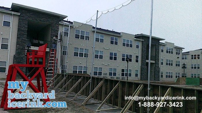 Hockey Rink Netting F 01 20 X 8
